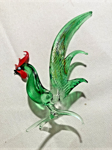 Murano glas figur grüner - ,