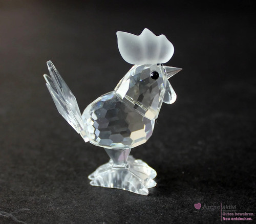 Swarovski deko figur - deko-figur, "hahn"