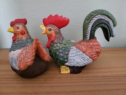 Hahn und henne keramik - hahn,