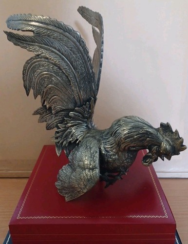 Vintage kampfhahn figur - vintage, figur"