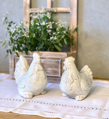 Huhn hahn hühner - hühner, porzellan