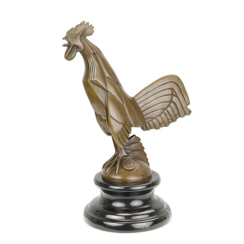 Bronzefigur hahn als - hahn,