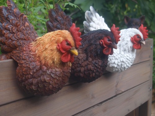 Huhn henne deko figur - henne,