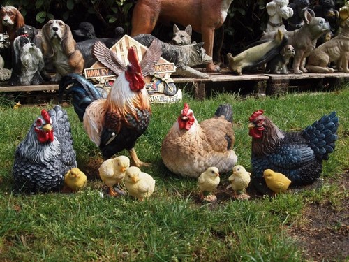 Hahn huhn figur deko - huhn,