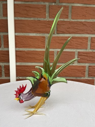 Murano style glas hahn - glas,