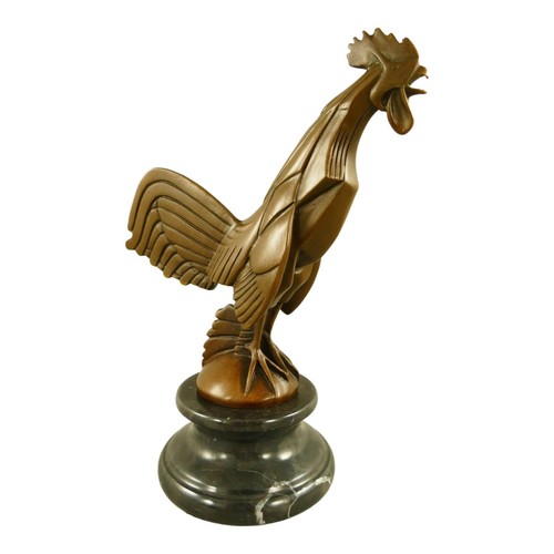 Bronzefigur hahn tierfigur - hahn,