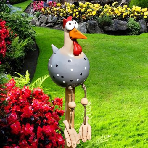 Huhn deko gartenstecker - deko,