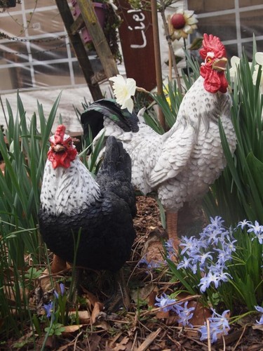 Hahn deko figur huhn - deko, henne