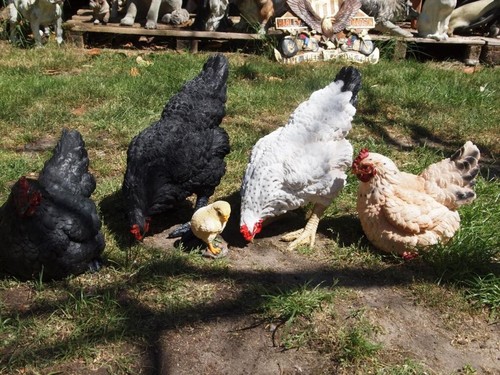 Huhn figur deko - figur,