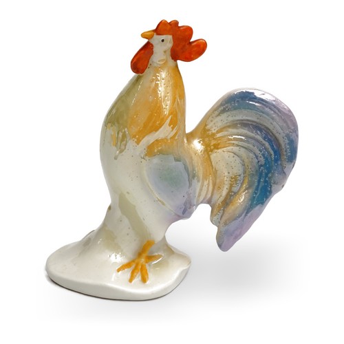 Hahnfigur handbemalte - hahnfigur,