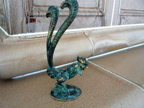 Gluttöter hahn messing bronze - hahn,