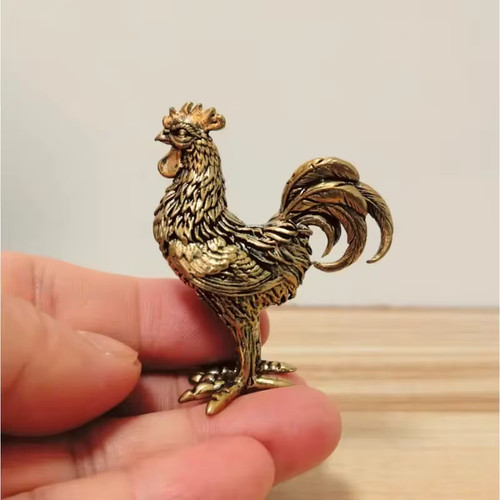 Elegante messing hahn - elegante, messing-hahn-figur