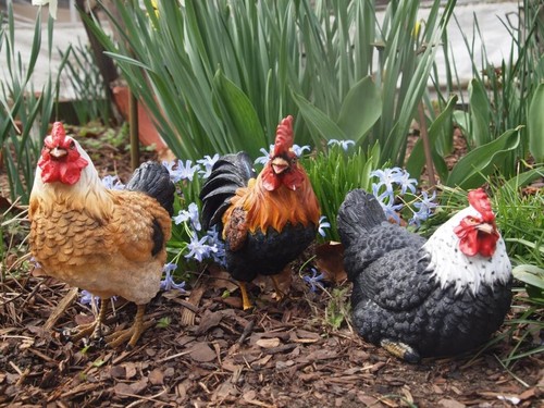 Huhn hahn deko figur - huhn,