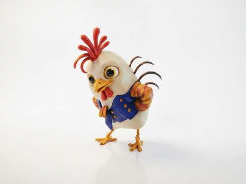Figur eleganter hahn deko - eleganter,